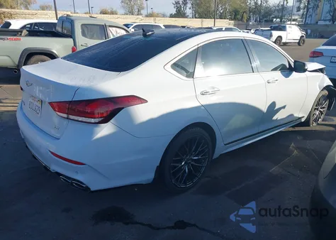 2018 Genesis G80 3.3T Sport из США, поврежденный, VIN KMHGN4JB0JU254319